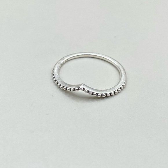 Pandora Sterling Silver Beaded Wish Ring - Picture 1 of 7
